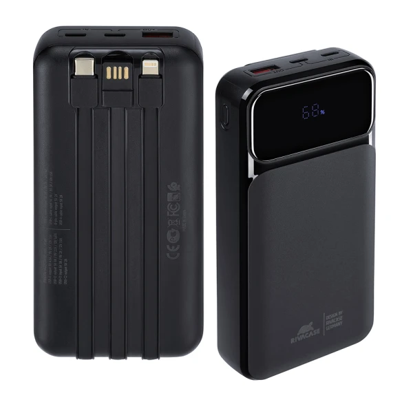 Powerbank Rivacace VVA2221  20000 mAh crna