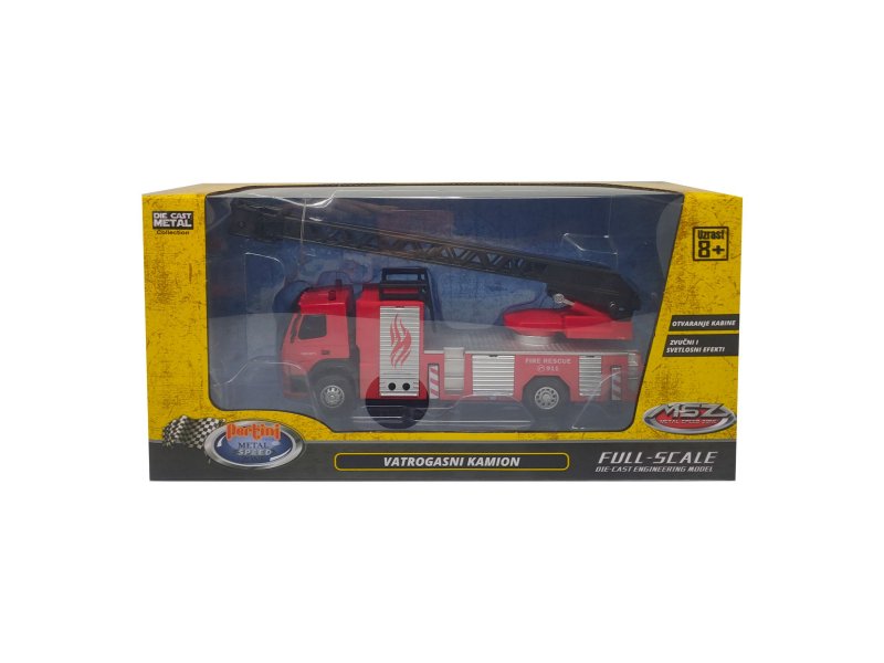 PERTINI Metalni vatrogasni kamion 1:50