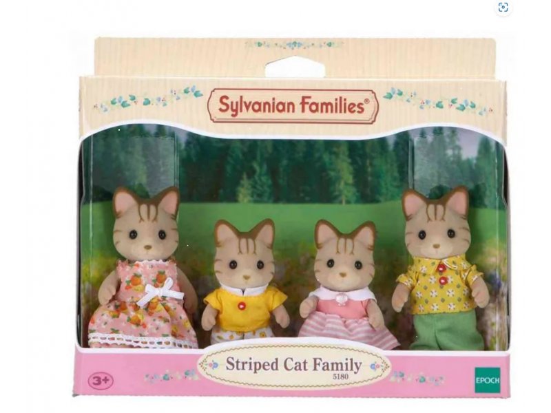 SYLVANIAN Porodica prugastih mačkica