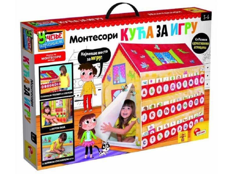 LISCIANI Montesori SR Edukativni set – Kuca za Igru RS88782