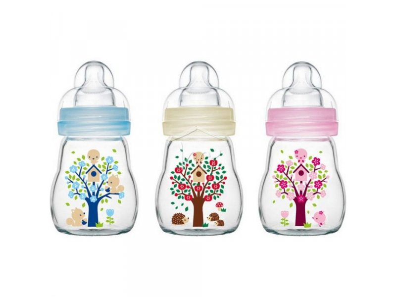 MAM Feel Good staklena flašica 0m+ 170ml