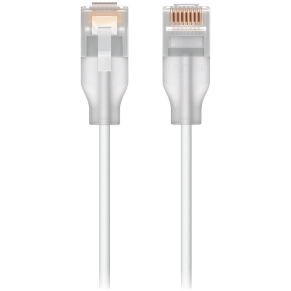 Ubiquiti UACC-Cable-Patch-EL-0.15M-W UniFi Etherlighting Patch Cable, Translucent booted RJ45 for optimal Etherlighting brightness