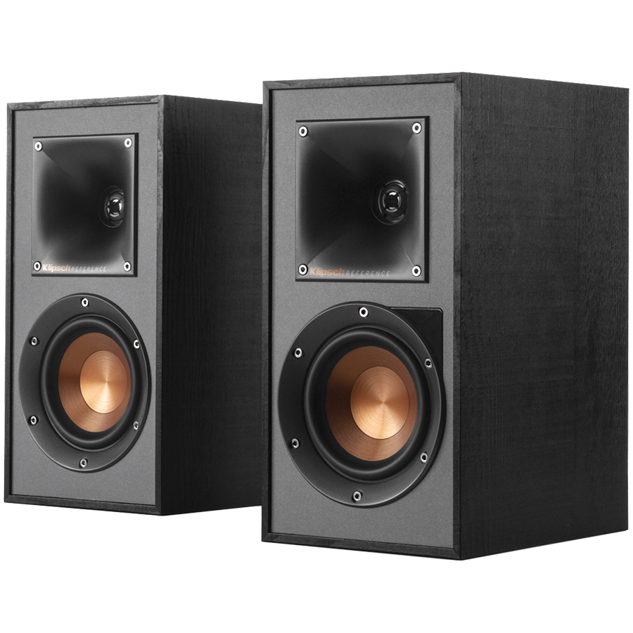 Klipsch Reference R-41PM Powered Bookshelf Speakers, Black