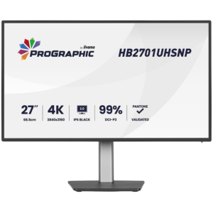 IIYAMA 27' IPS BLACK 2.0 panel, 3840x2160 UHD