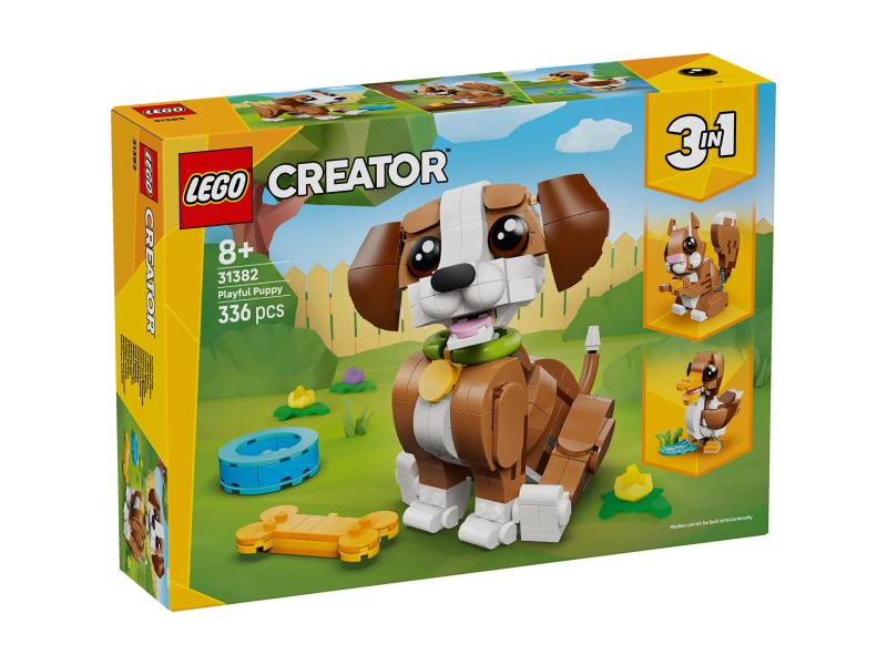 LEGO 31382 Slatke životinje: Razigrano štene