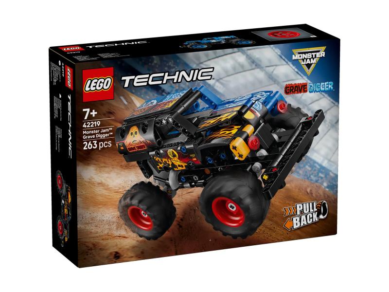 LEGO 42219 Monster Jam™ Grave Digger™ Vatra i led