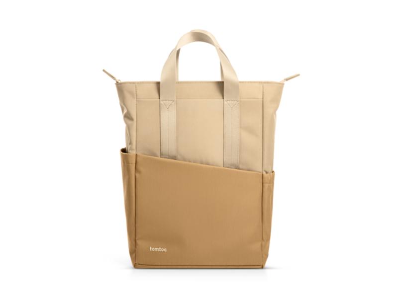TOMTOC Slash T63 Laptop Backpack Sand Brown 13.5” 12L T63M1K1