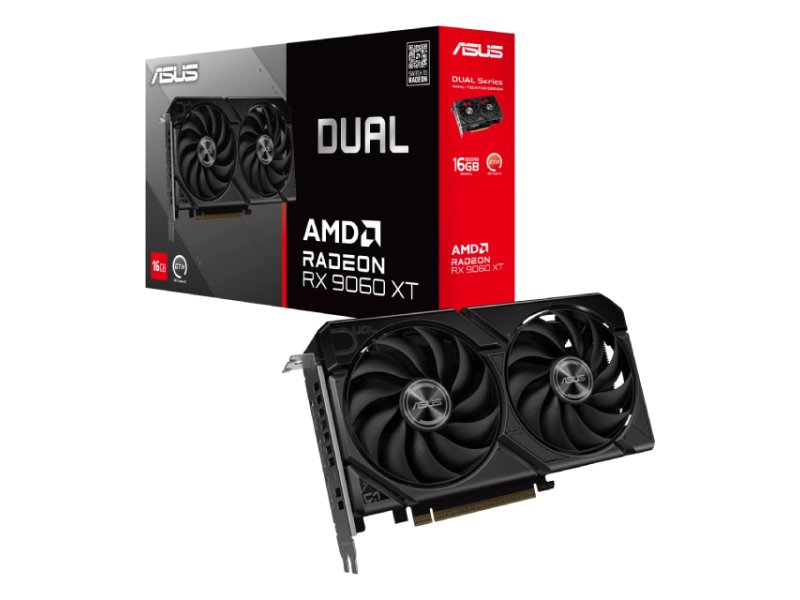 ASUS AMD Radeon RX 9060 XT 16GB 128bit DUAL-RX9060XT-16G