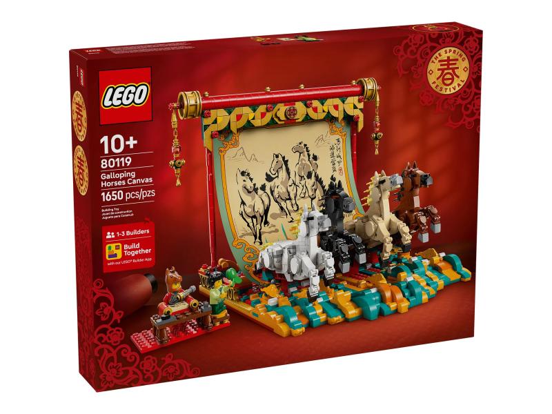 LEGO 80119 Platno sa galopirajućim konjima