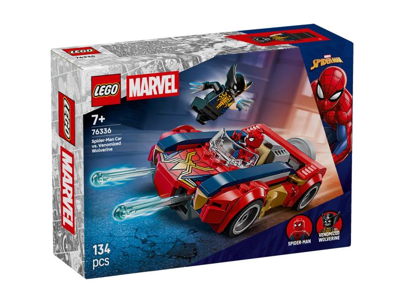 LEGO 76336 Spajdermenov auto protiv venomizovanog Vulverina