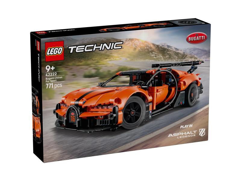 LEGO 42222 Bugatti Chiron Pur Sport hiperautomobil