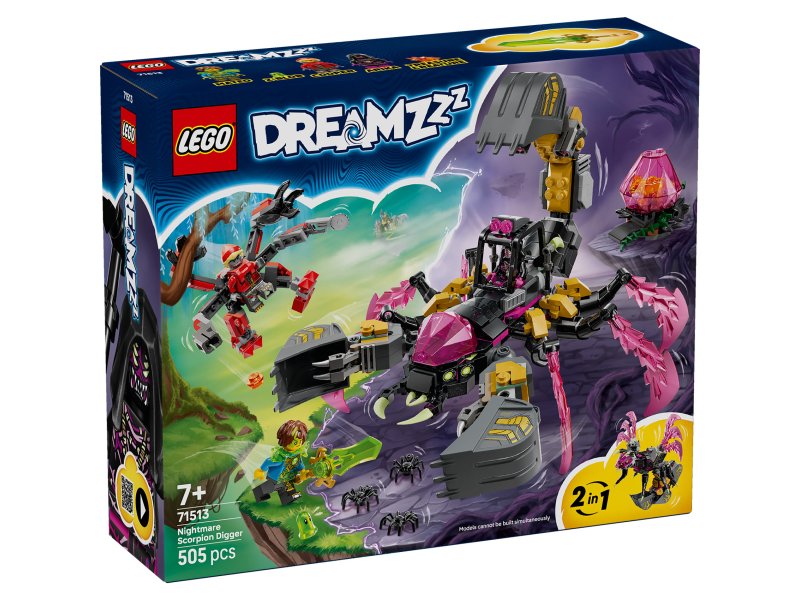 LEGO 71513 Košmarni škorpion kopač