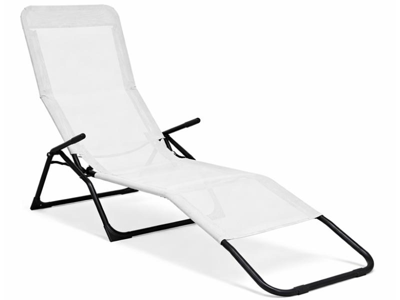 PROGARDEN Baštenska ležaljka bela-bež