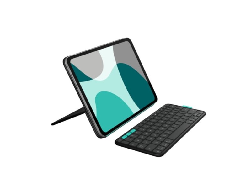 LOGITECH Flip Folio keyboard case for iPad Pro & Air 11” Graphite – US