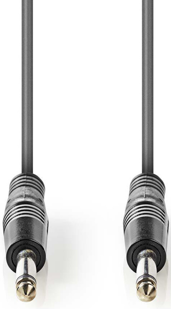 COTH23050GY30, Mono audio kabl, 6,35 mm muški, 6,35 mm muški, Niklovani,  3,00 m, PVC