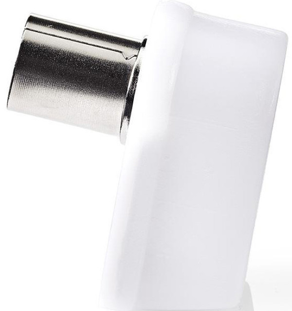 CSGP40921WT, IEC (koaksijalni) konektor,Ugaoni,Ženski,75 oma, Preènik kabl. ulaza: 7,0 mm,Bela,1 kom