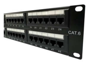 Patchcord kabal panel UTP 6, 48 2 bloka, 2U