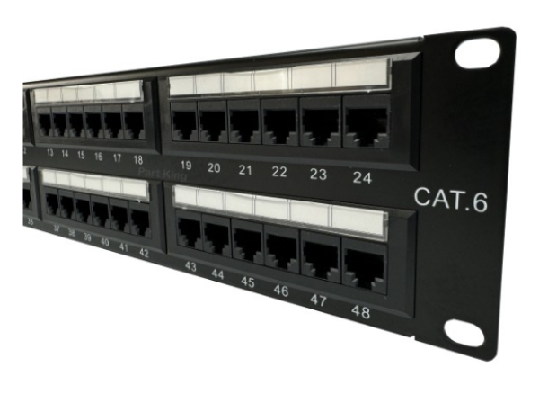 Patchcord kabal panel UTP 6, 48 2 bloka, 2U