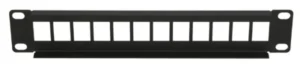Extralink 12 Port 10 Patcpanel, Modular, 12 ports,Crni,Metal