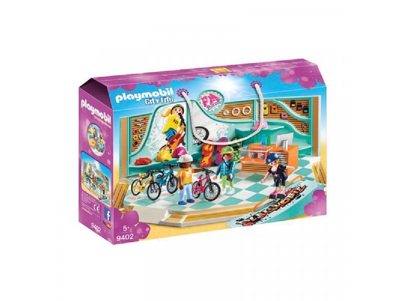PLAYMOBIL City Life – Prodavnica bicikala i skejtova
