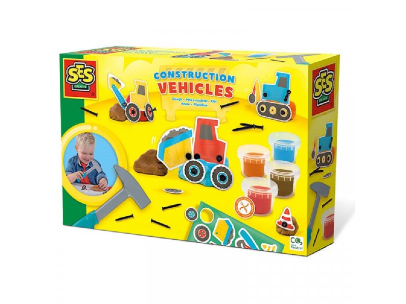 SES CREATIVE Plast set gradjevinska vozila