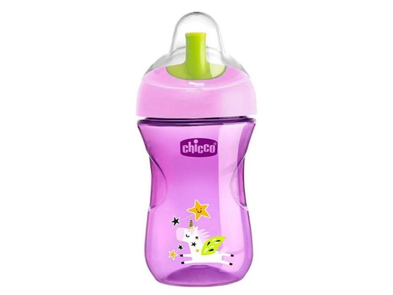 CHICCO Advanced čaša 12m+, roze