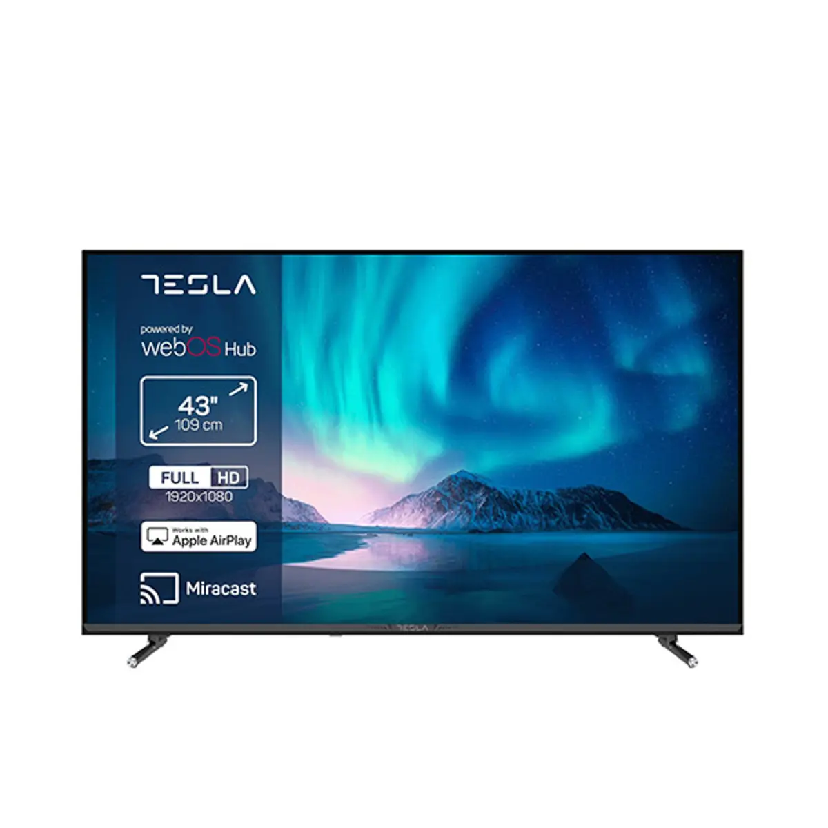 TESLA 43E645BFW/LED/43”/Full HD/webOS/crna/frameless