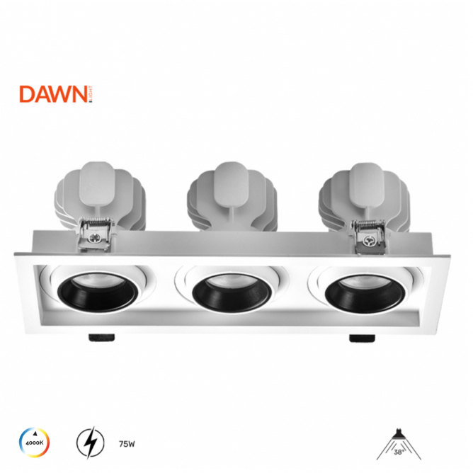 DAWN LED SVETILJKA DYF3-03 75W 4000K BELA