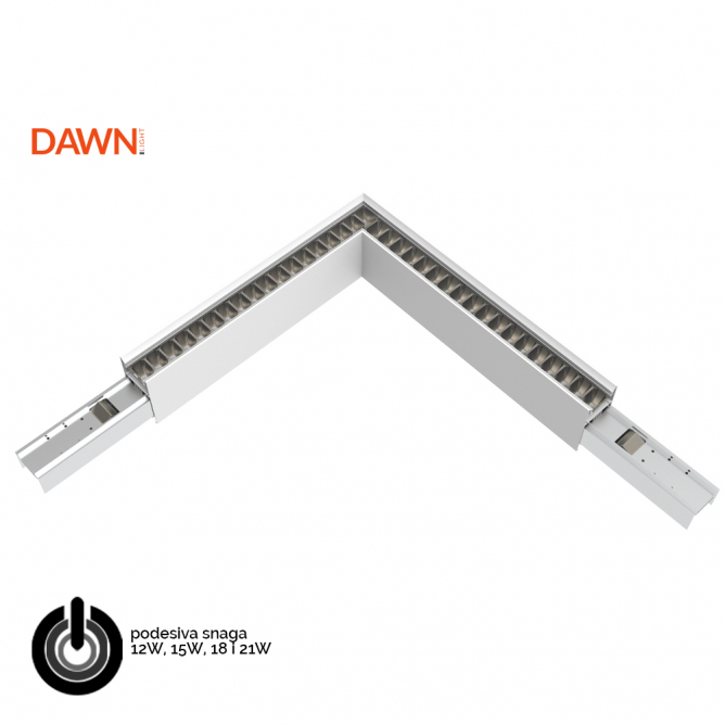 DAWN LED SVETILJKA LL40 L(90°) 21/18/15/12W CCT BELA