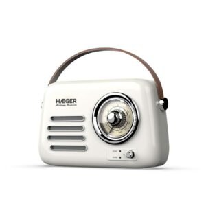 HAEGER RB-BLU.003A RETRO FM RADIO BLUETOOTH, USB, AUX 5W BEŽ