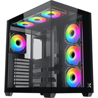 Kuciste XIGMATEK Aqua V Air ARGB Gaming Black EN48760