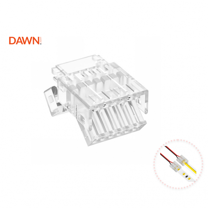 KONEKTOR ZA LED TRAKU COB X12C-2P (12mm, 2PIN) 10 kom