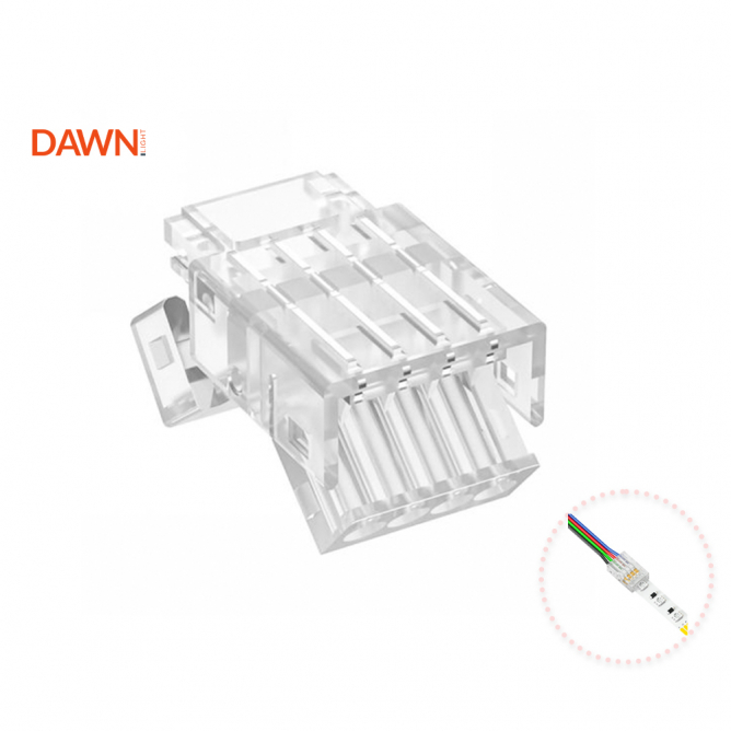 KONEKTOR ZA LED TRAKU SMD X10-4P (10mm, 4PIN) 10 kom