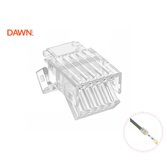 KONEKTOR ZA LED TRAKU SMD X10-5P (10mm, 5PIN) 10 kom