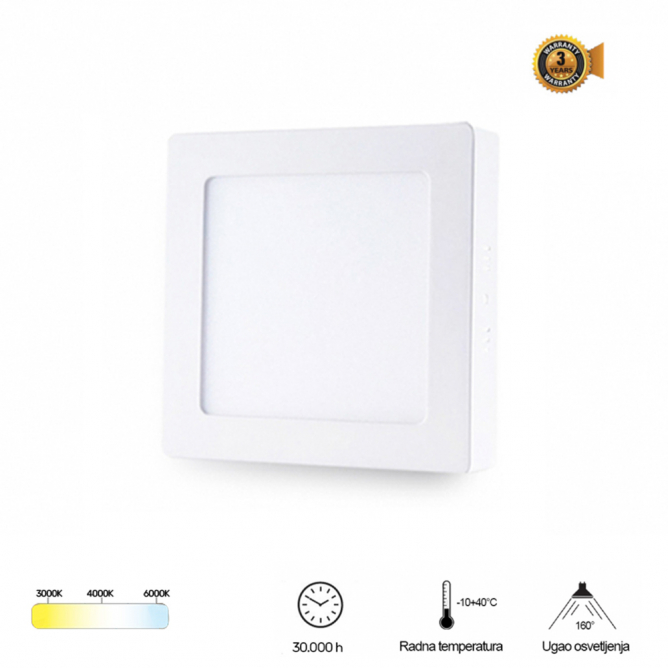 LED PANEL N/Z KNS5-18W 3000/4000/6000K