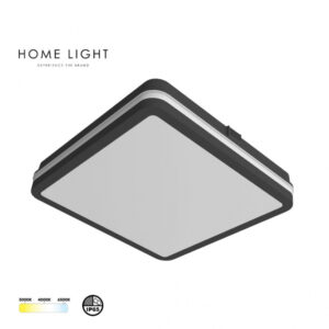 LED PLAFONJERA NORA 18W CCT CRNA IP65