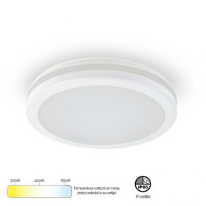 LED PLAFONJERA X09-200-15W 3000/4000/6500K IP65 BELA