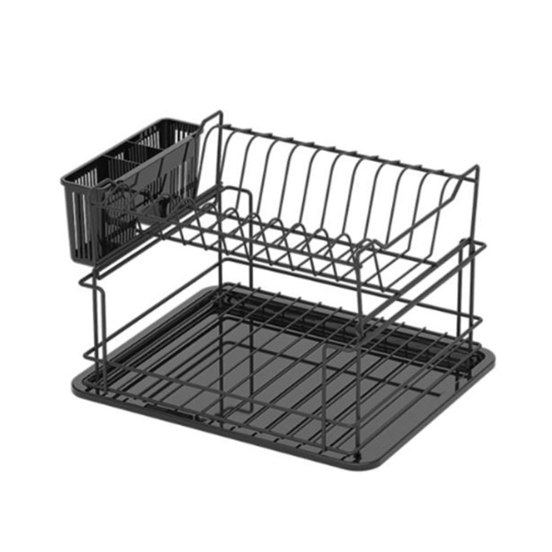 TEXELL Oceđivač za sudove Black double decker  TDE-BD338