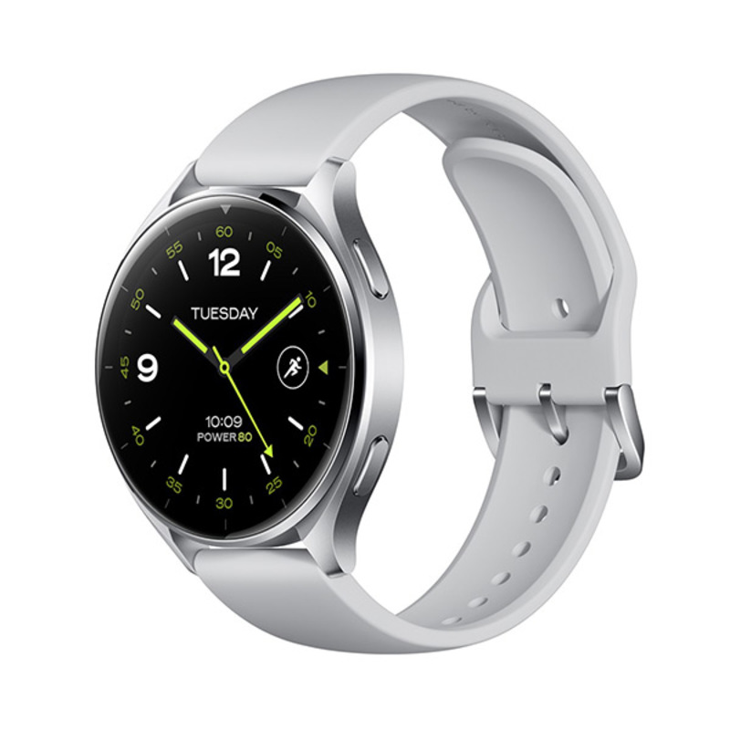 XIAOMI Watch 2 Silver Case with Gray TPU Strap