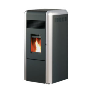 Peć na pelet za etažno grejanje Alfa Plam Dino, 17kW, srebrna Peć na pelet za etažno grejanje Alfa Plam Dino, 17kW, srebrna