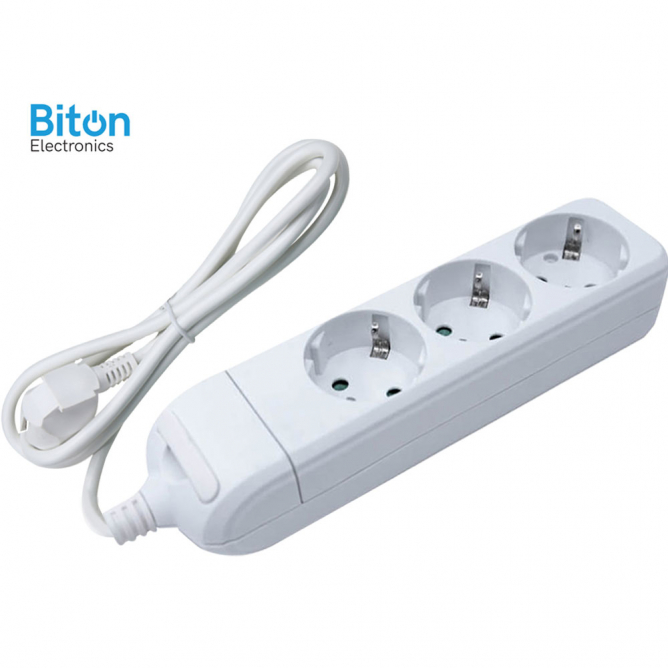 PRENOSNA PRIKLJUCNICA TROSTRUKA 2M 3X2,5mm