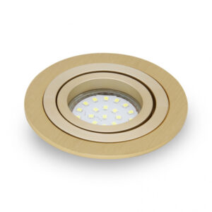 ROZETNA 208 1*GU10 ZLATNA BRUSENA