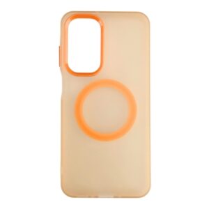 Silikonska futrola Magsafe FLURO COLOR Samsung A37 NARANDŽASTA