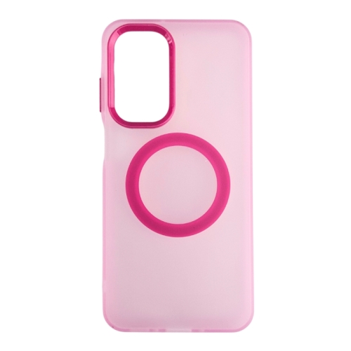 Silikonska futrola Magsafe FLURO COLOR Samsung A37 ROZE