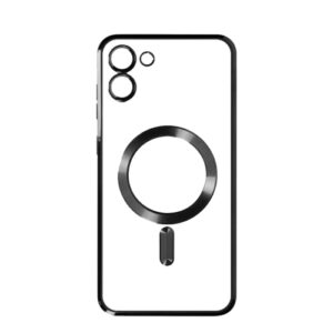 Silikonska futrola Magsafe Samsung A07 CRNA