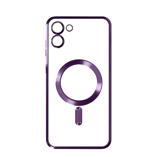 Silikonska futrola Magsafe Samsung A07 LJUBIČASTA