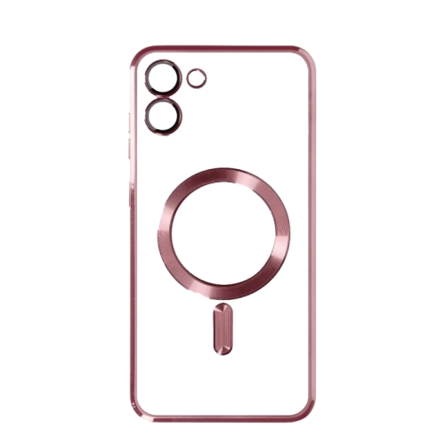 Silikonska futrola Magsafe Samsung A07 ROZE