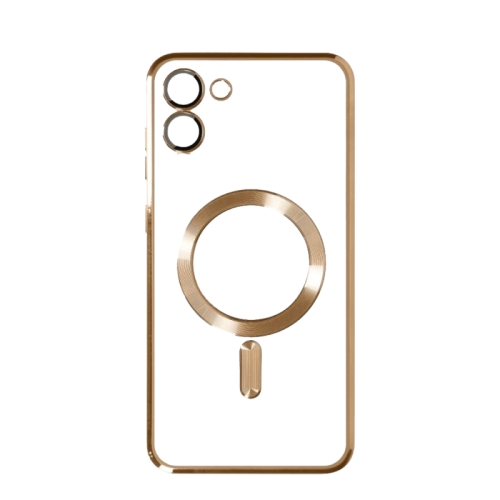 Silikonska futrola Magsafe Samsung A07 ZLATNA