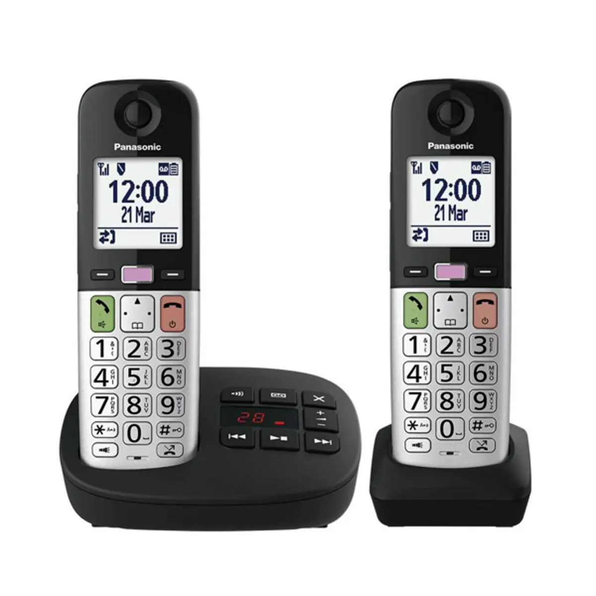 Bežični telefon Panasonic KX-TGU432EXB duo sa sekretaricom