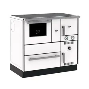 Šporet na čvrsto gorivo Alfa Term 27 NR beli, levi, ECO